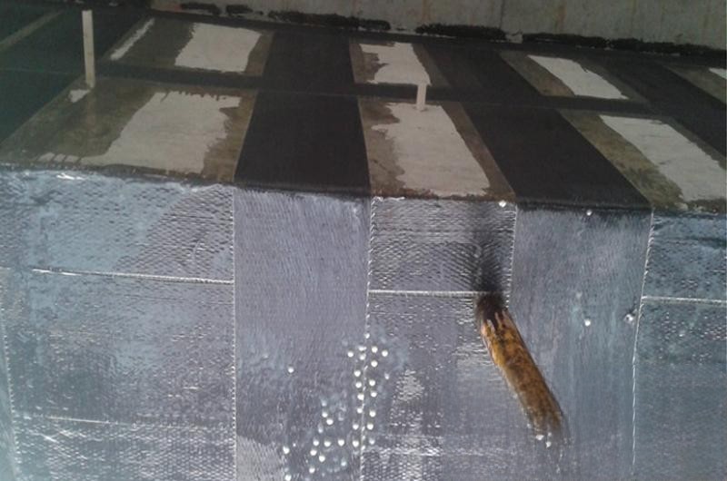 左权楼板使用碳纤维加固